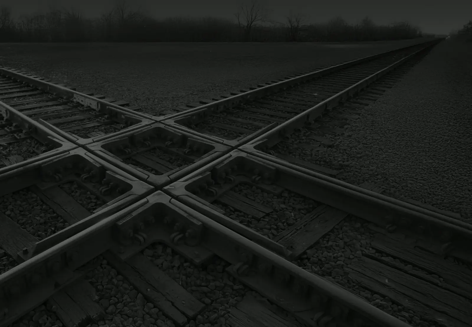 The Iron Cross railroad landmark in Waynesboro, Virginia